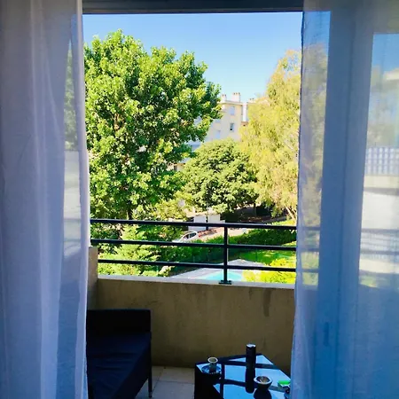 4p Pool Parking Balcony Terrace - Ifsi Cannes