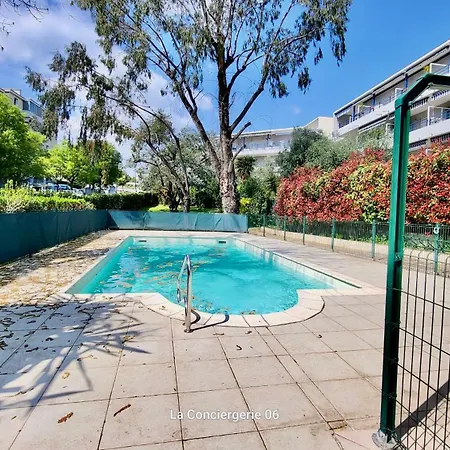 4p Pool Parking Balcony Terrace - Ifsi * Cannes